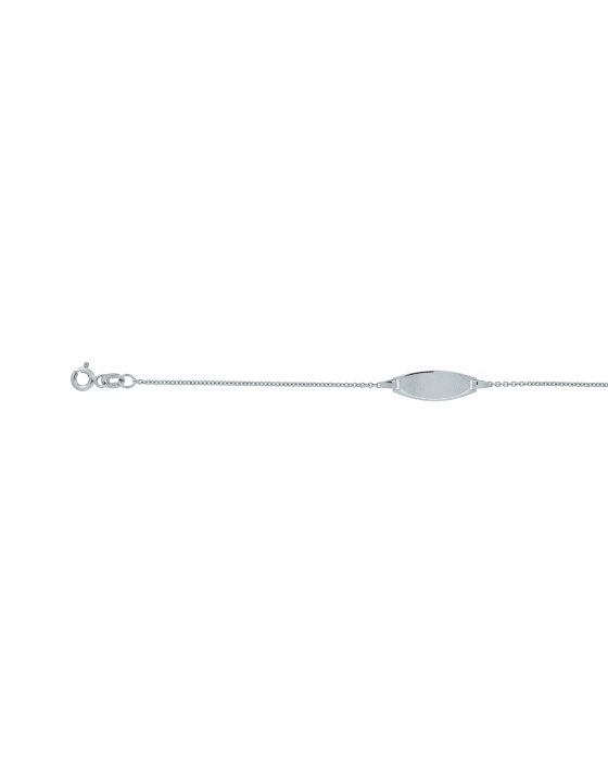 18CT W/G F.TRACE ID 1.2mm/16cm